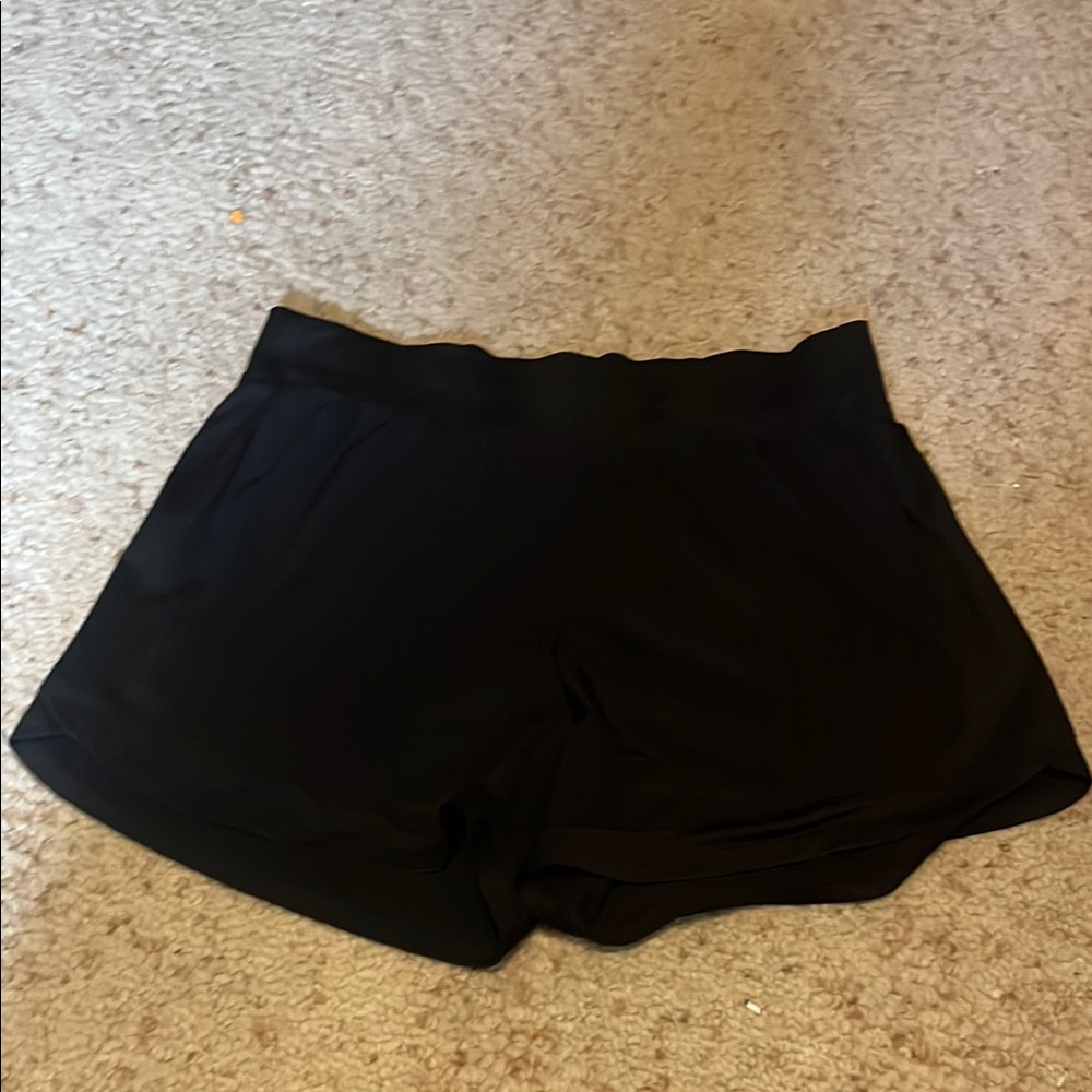 Tek Gear Black Athletic Shorts Lightweight Elastic Waist